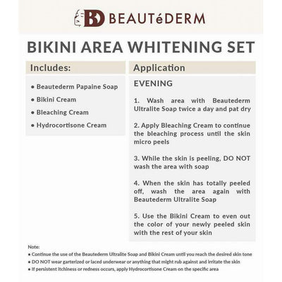 Beautederm Bikini Whitening Set